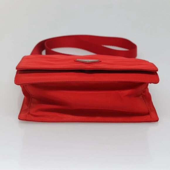 PRADA Shoulder Bag Nylon Red Auth 137444 - Picture 7 of 16